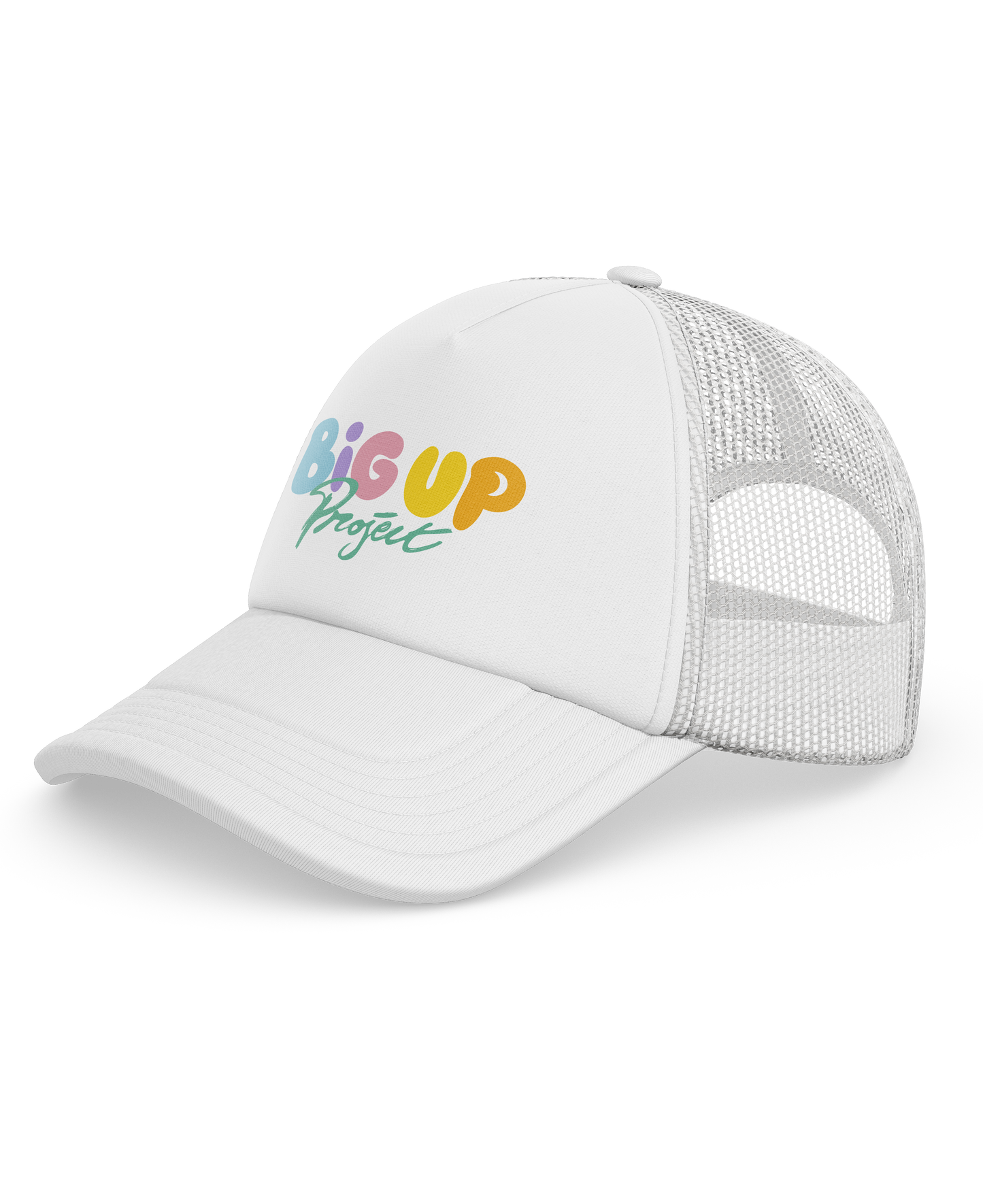 CASQUETTE TRUCKER BLANCHE "BIG UP PROJECT"