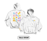 SWEAT-CAPUCHE ENFANT "BIG UP COLORS"